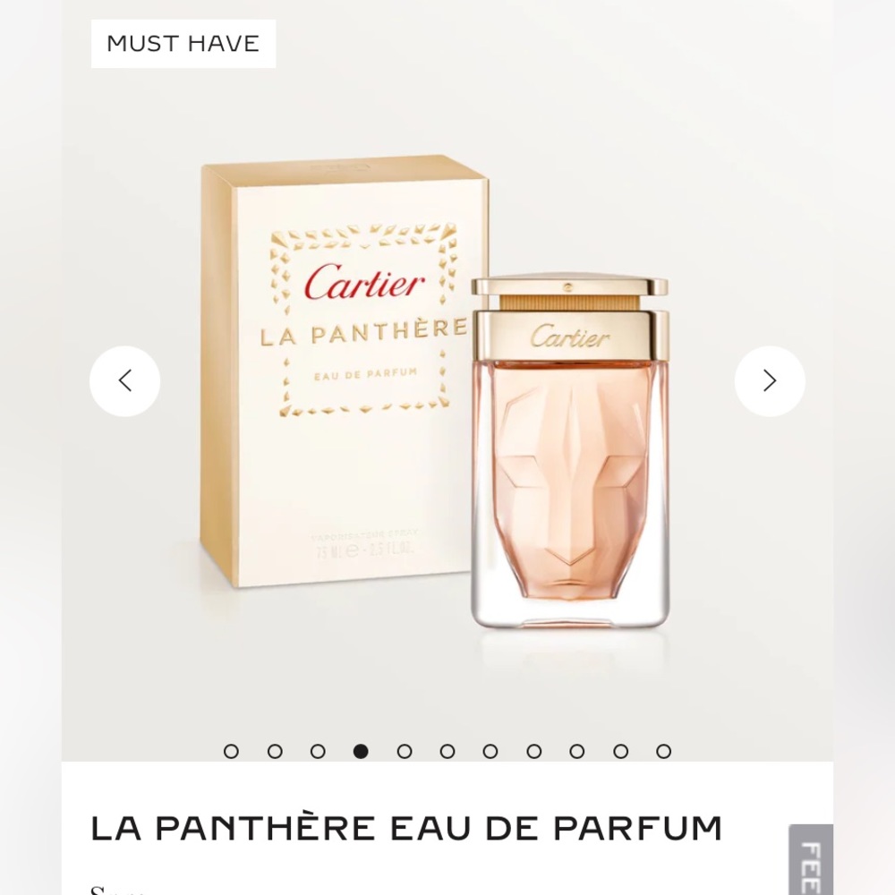 LA PANTHÈRE EAU DE PARFUM 2.5 oz (Cartier Perfume)